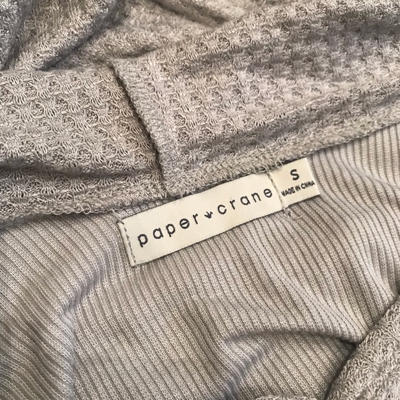 Anthropologie Waffle Cuff Thermal Henley Sweater - Picture 3 of 3